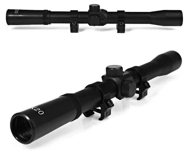 Best Rifle Optics Scope 4x20 Tactical Crossbow Riflescope Hunting