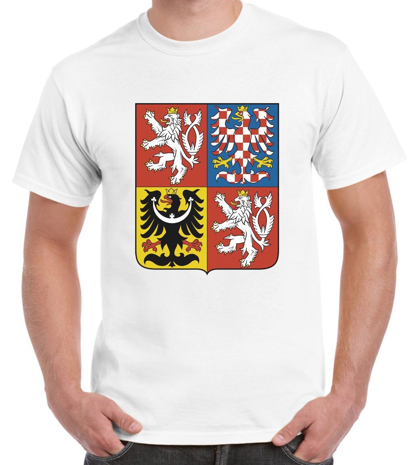 Compre Brasao Da Republica Tcheca Bandeira Dos Homens T Shirt Atletismo De Futebol Legal Casual Orgulho T Shirt Homens Unisex Nova Moda Tshirt De Basgirl 139 06 Pt Dhgate Com