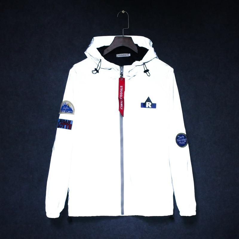2020 Fashion Mens Jacket Reflective Windbreaker Melbourne Shuffle