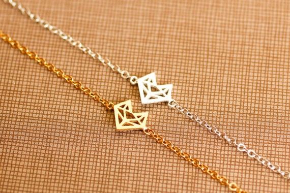 Großhandel 1 Stücke Real Sale Hummer Trendy Kette Origami Fuchs Kopf Gold Armband In Oder Tier Einfache Modeschmuck Brautjungfer Geschenk Für Frauen