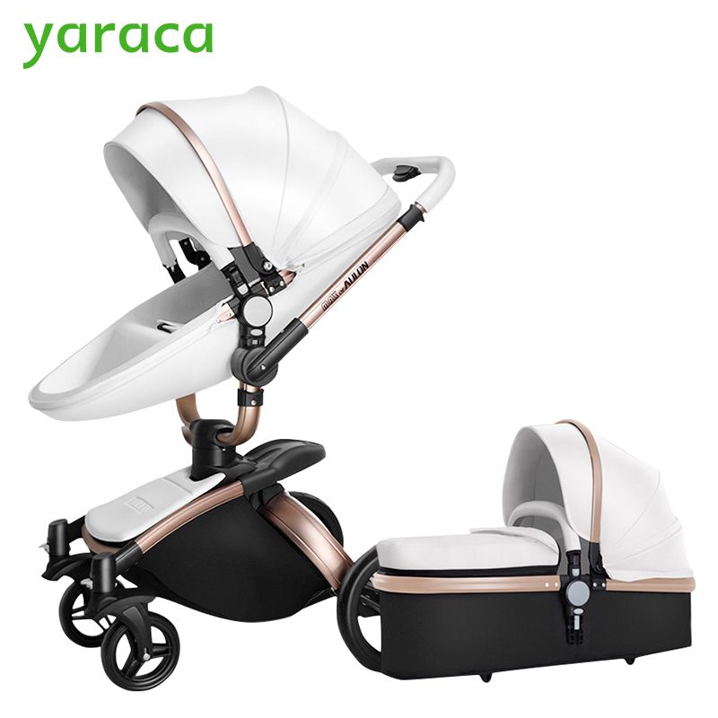luxury baby stroller 2 in 1