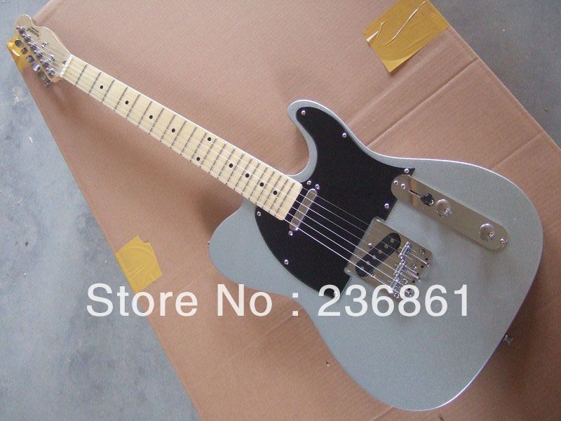 Free Shipping new arrival High Quality Telecaster silver gray Rosewood  Fingerboard Custom Electric Guitar In Stock @16|custom electric guitar|electric  guitarelectric guitar free shipping - AliExpress