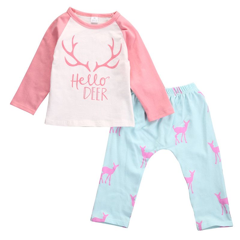 newborn baby girl deer outfit