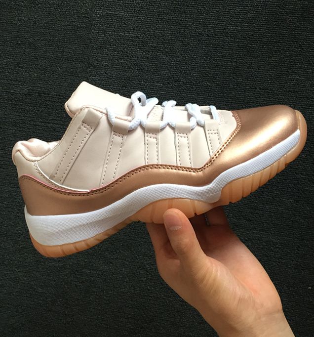 rose gold basketball shoes