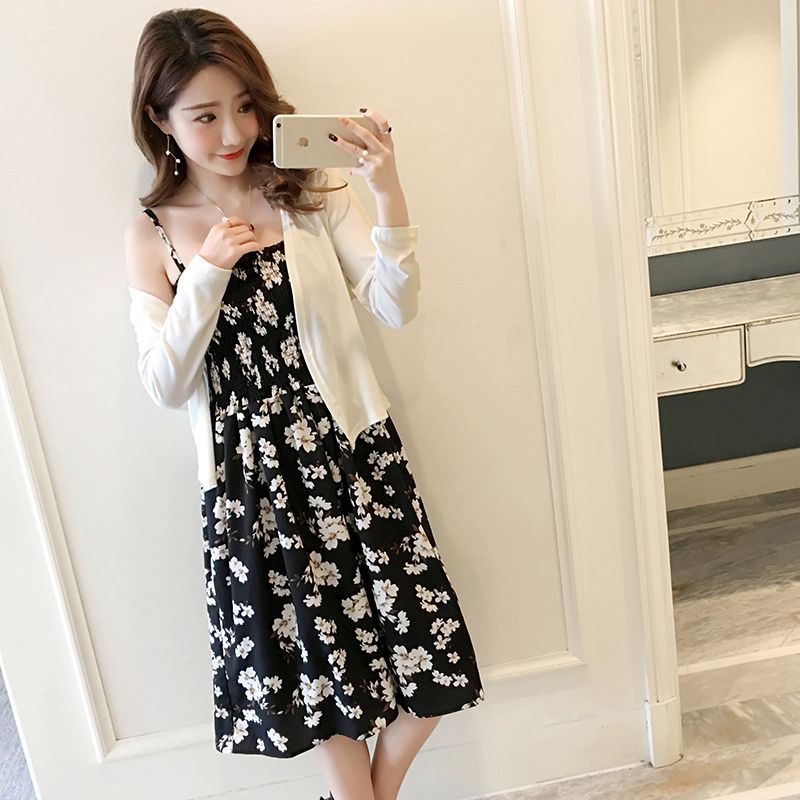 maternity dress with cardigan