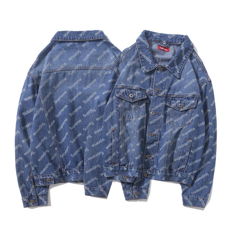 jaqueta jeans supreme