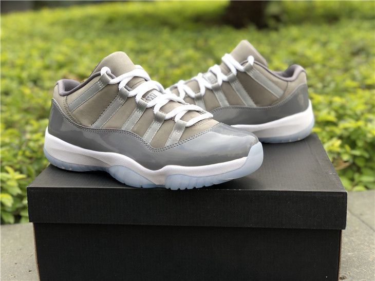 low top gray 11s