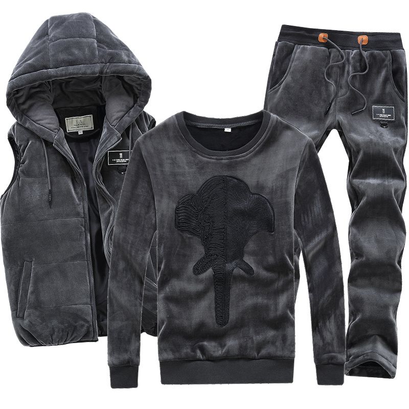 velour hoodie and jogger set