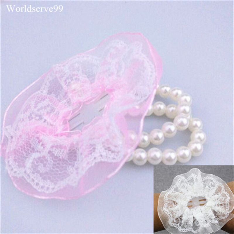 2019 Diy Bridesmaid Wrist Corsages Decorative Lace Bride Hand