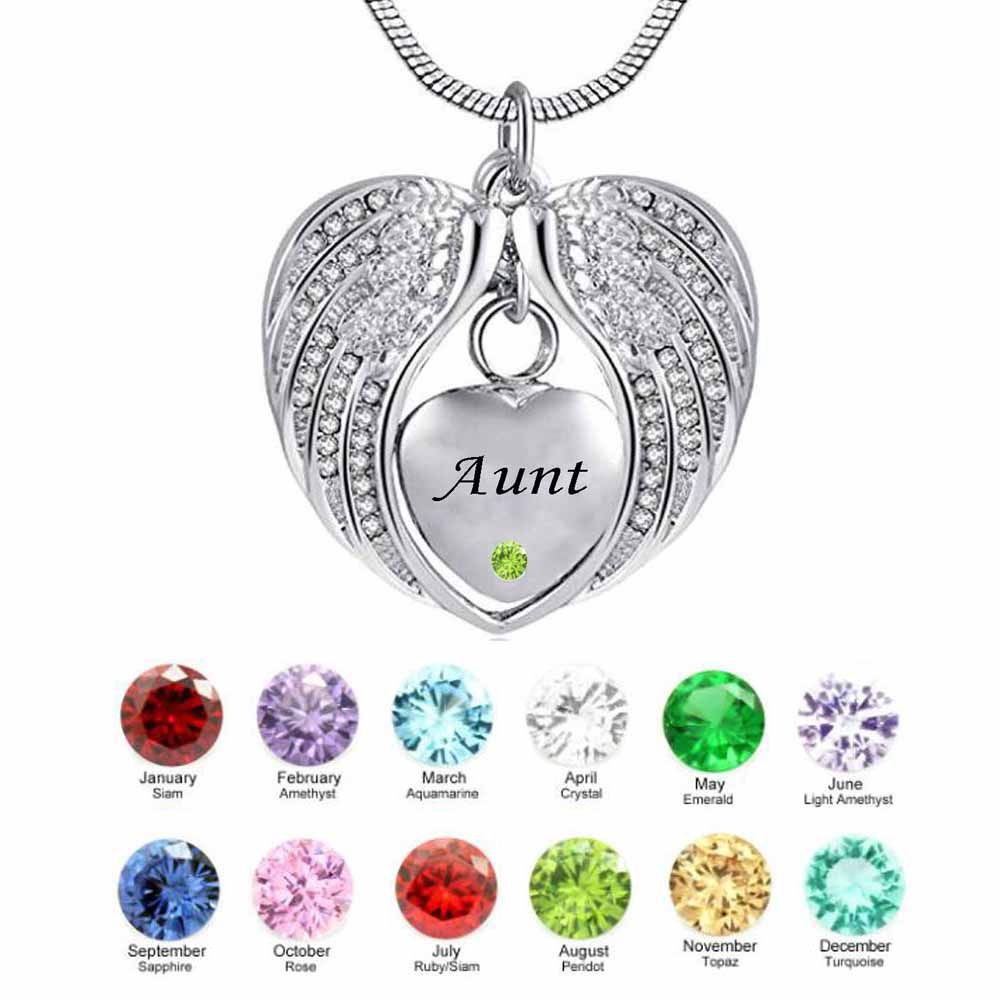 Urn Jewelry Emerald Pet Loss Cremation Jewelry -Ash Necklace -Ash Jewelry Sterling Silver Birthstone Cremation Ash Pendant