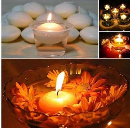 floating candles wedding