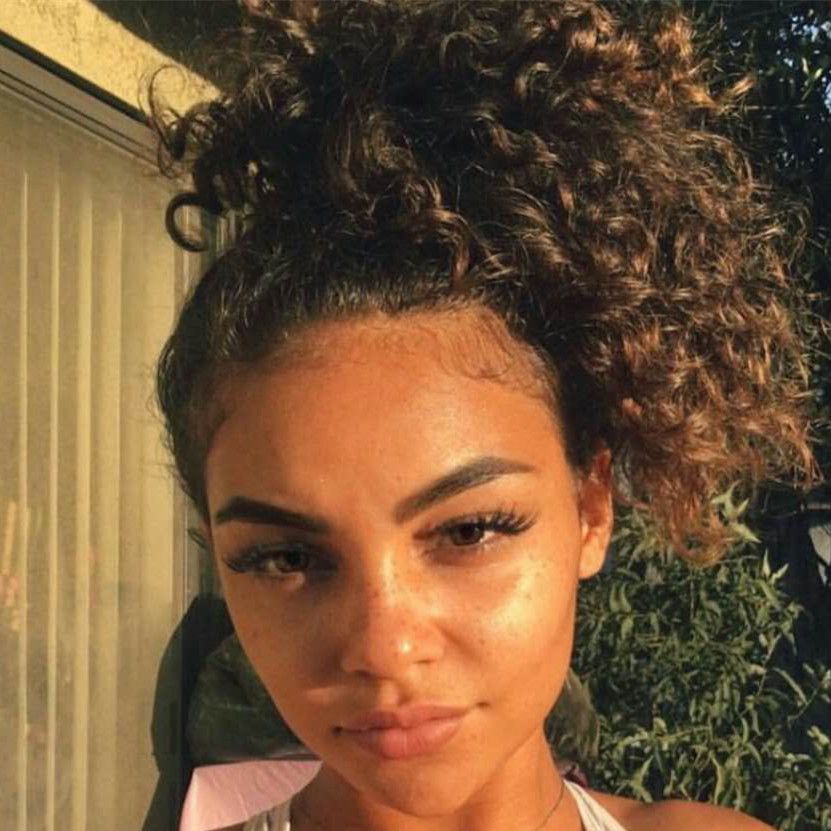African American Afro Short High Ponytail Hair Extension Kinky