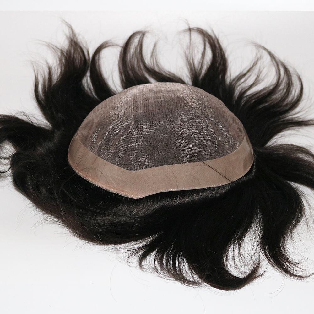 2020 Men Toupee 100 Original Human Hair Patch Hair Replacement