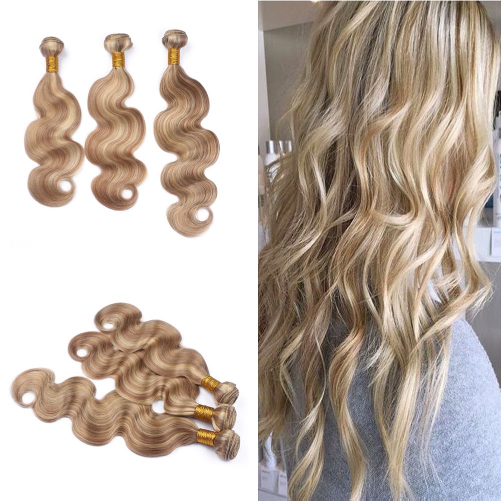 Piano Color 27 613 Body Wave Ombre Human Hair Extensions Honey