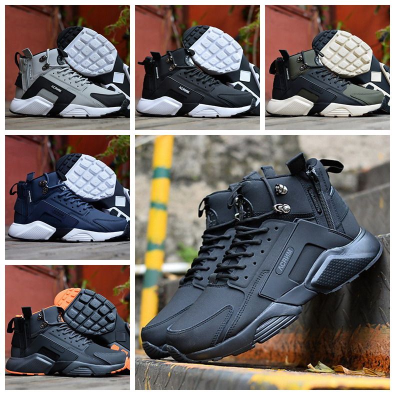 Compre 2018 New Air Huarache 6 X Acronym City MID Cuero High Top Huaraches  Entrenadores Para Hombre Zapatillas De Correr Hombre Huraches Zapatillas De  Deporte Hurache Tamaño 40 45 A 81,03 € Del Truckers | DHgate.Com