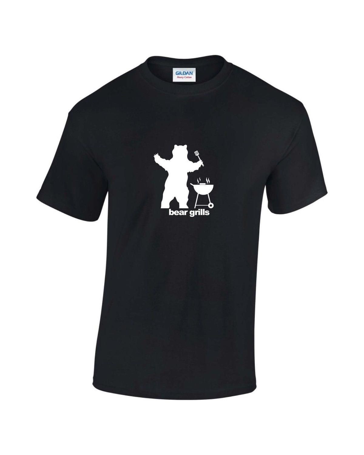 Téléchargement gratuit Images Ours Grille Bbq Slogan Humour T Shirt A Imprime Pour Les Hommes dernière par