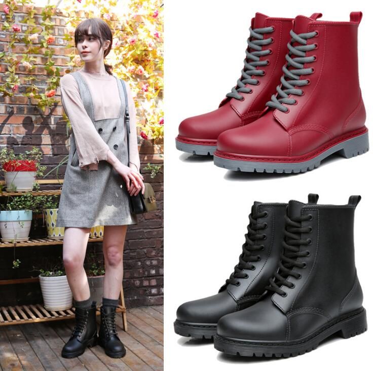 ladies fashion rain boots