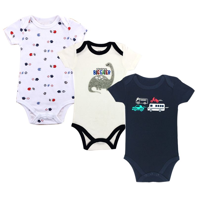 3X Newborn Infant Toddler Baby Girl Boy Romper Bodysuit Jumpsuit Sunsuit Clothes