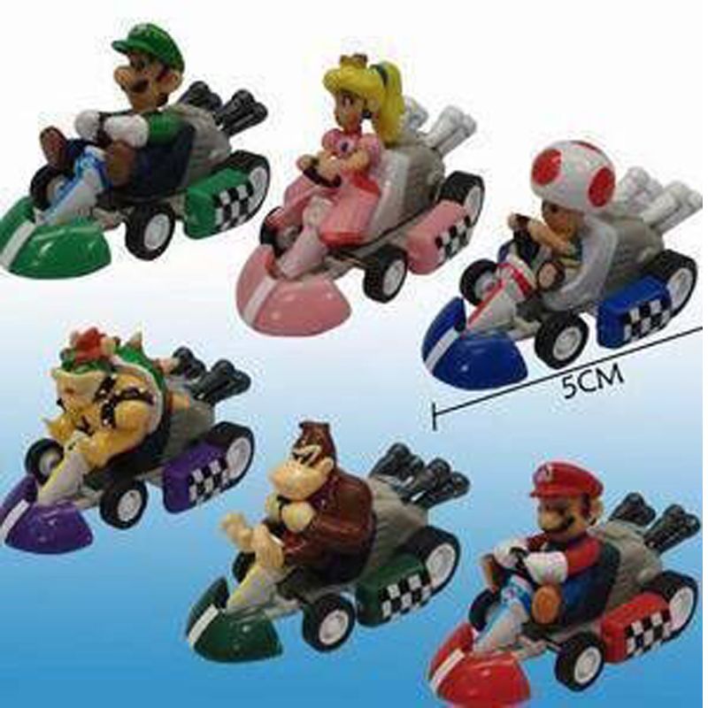 mario pull back cars