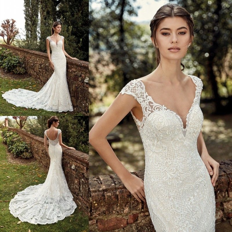 inexpensive mermaid wedding dresses