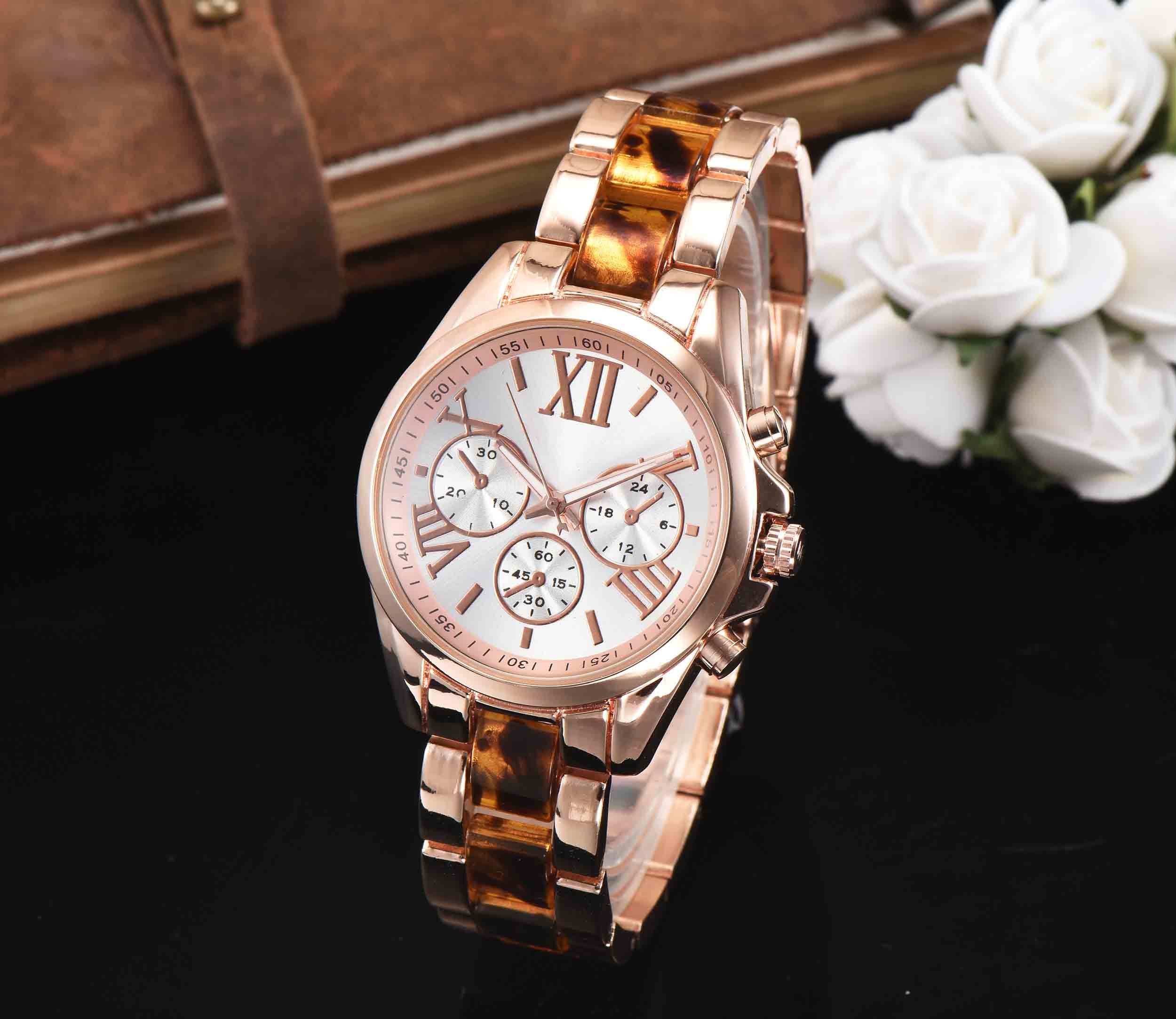 Fashion Watches Michael Quartz Watch Casual Full Steel Dial Style
