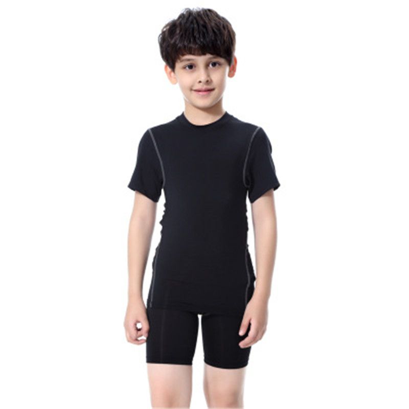Merk Kids Sportkleding Basketbal Voetbal Sport T-shirt Broek Ademend  Sneldrogende Yoga Fitness Gym Kleding Kinderen