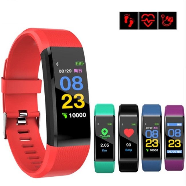 color lcd screen id115 plus smart bracelet