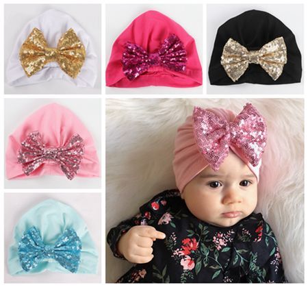 baby girl bows and hats
