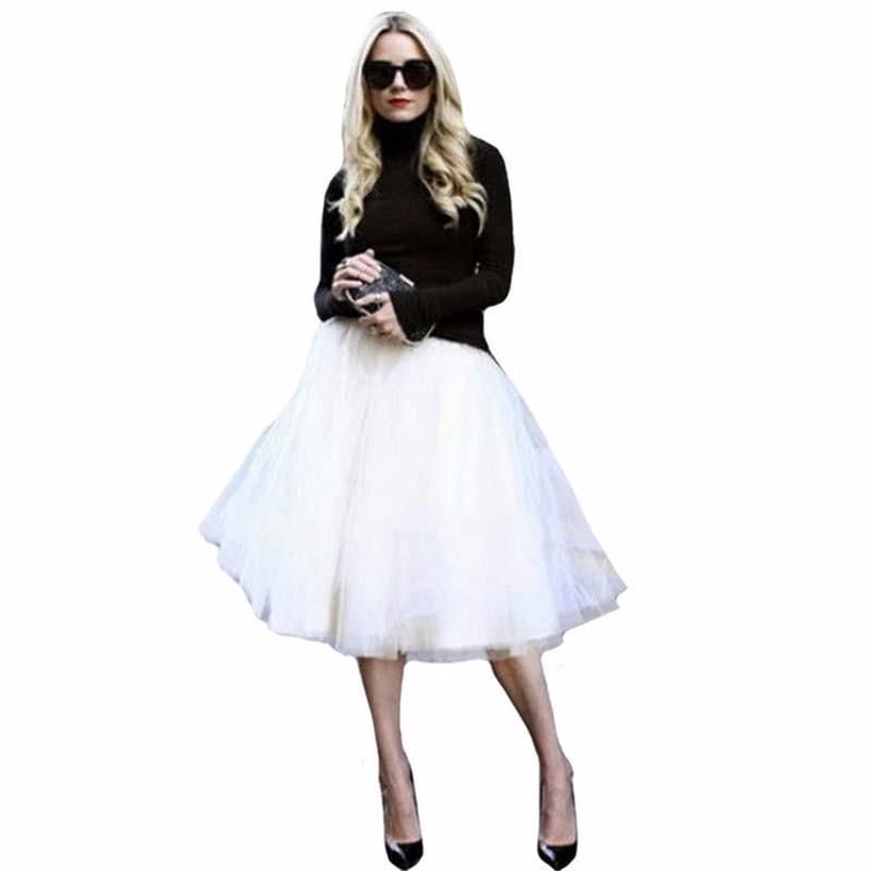chiffon tulle skirt