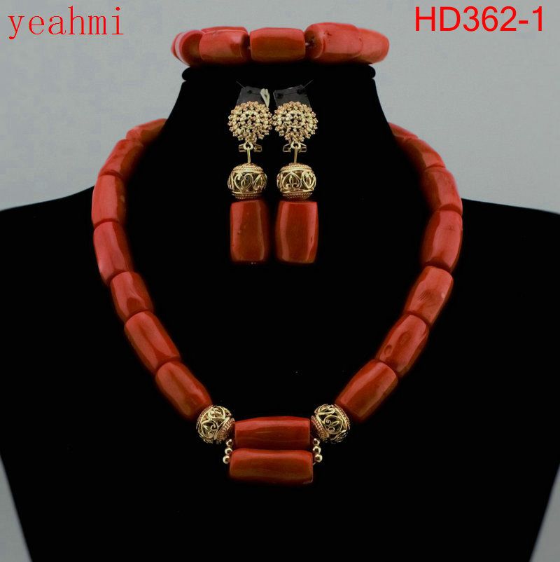coral beads