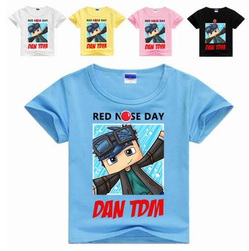 2020 2018 New Roblox Red Nose Day Stardust Boys T Shirt Kids Summer Clothes Children Dan Tdm T Shirt Girls Cartoon Tops Tees 2 12y From Fang02 6 84 Dhgate Com - roblox reindeer nose