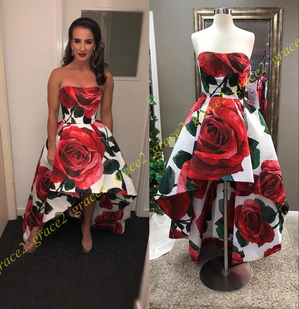 prom dresses roses