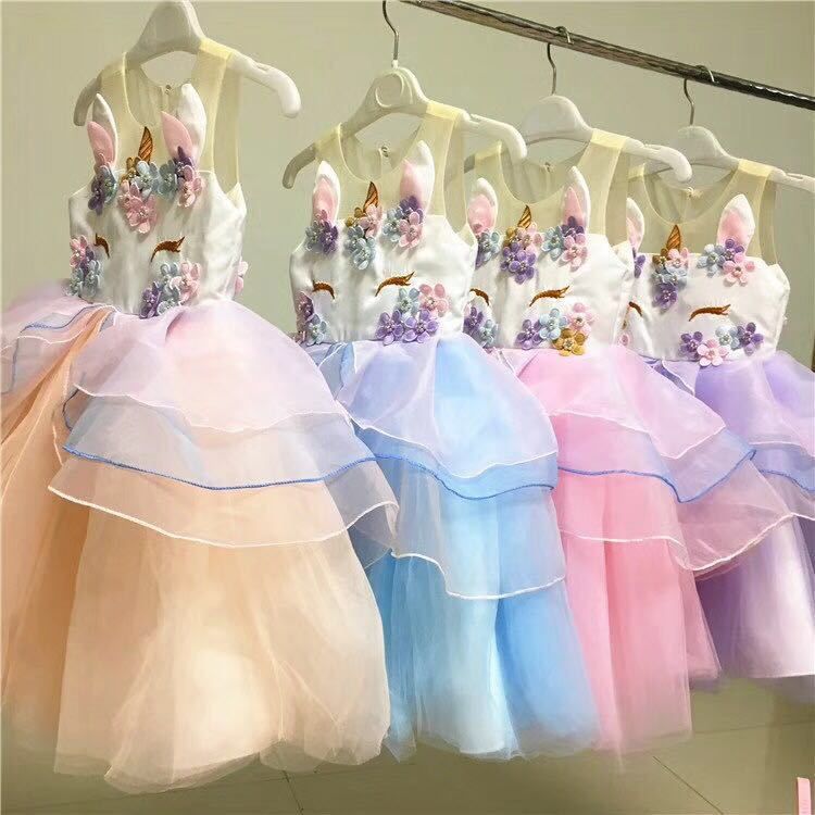 puffy unicorn dress