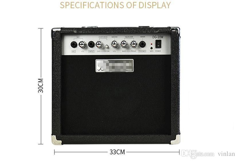 Compra Amplificador De Guitarra Eléctrica Acústica 20W Altavoz De Guitarra  Con Micrófono De Micrófono Accesorios De Instrumentos Musicales Piezas De  Guitarra Barato | Entrega Rápida Y Calidad | Es.Dhgate