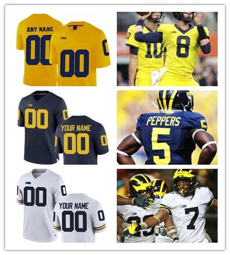 michigan football jersey custom