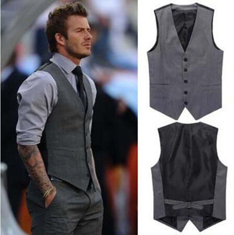 Acquistare 2018 Smoking Marroni Sposo Abiti Gilet Nero Solido Scollo A V  Giacca Da Ufficio Giacche Gilet Monospalla Da Sposa Personalizzati  Economico | Consegna Veloce E Qualità | DHgate Italy