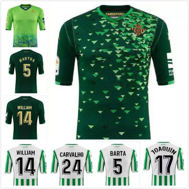 latín Encarnar pastor 3 2018 2019 REAL BETIS camiseta de fútbol 18 19 local visitante JOAQUIN  WILLIAM BOUDEBOUZ C.