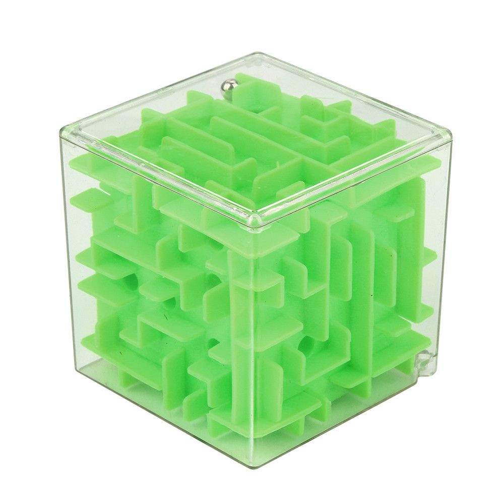 Angelof Jouet éDucatifs IdéE Cadeau Unique 3D Cube Puzzle Labyrinthe Jeu De Main BoîTe De Cas Amusement Jeu De Brain DéFis Bouger Jouets 