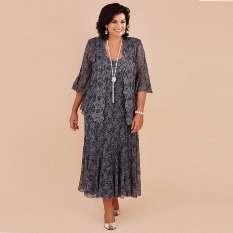 plus size dress and jacket for wedding