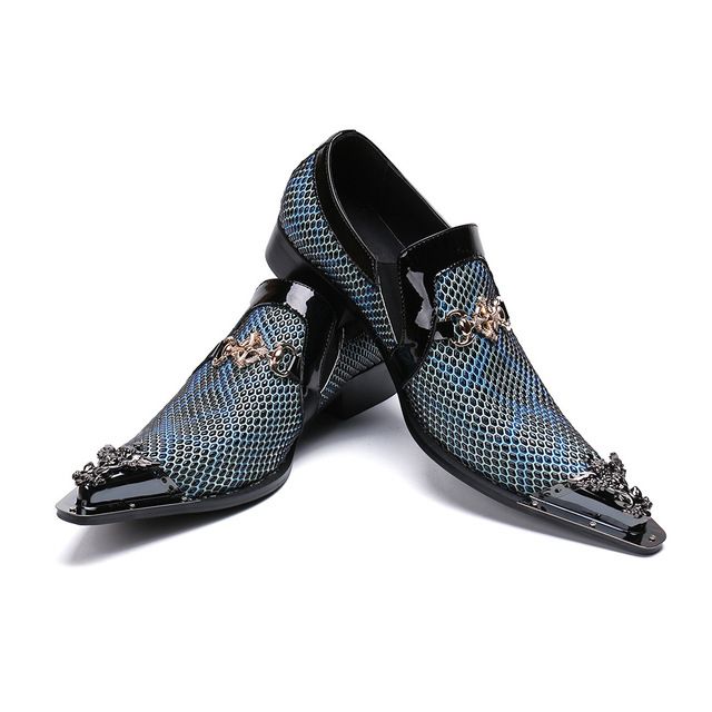 Nueva oficina para hombre italiano formal la zapato hombre vestido casual zapatos de cuero