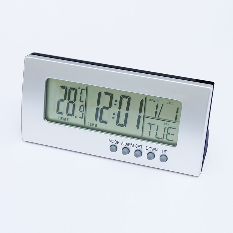 2020 Mini Lcd Digital Desk Alarm Clock Temperature Meter With