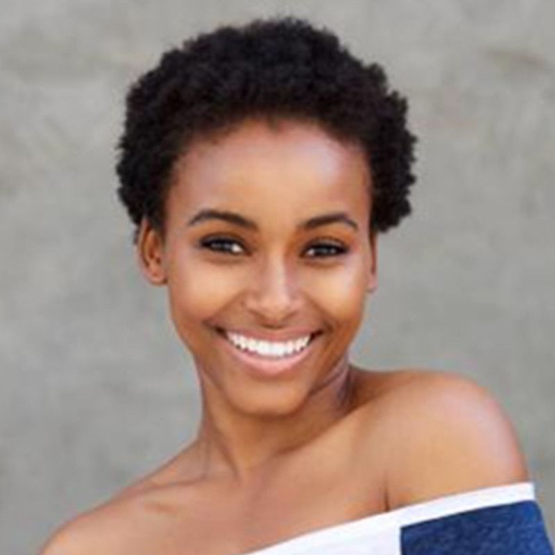 Wigs For Black Women Afro Kinky Curly Celebrity Short Cut Glueless