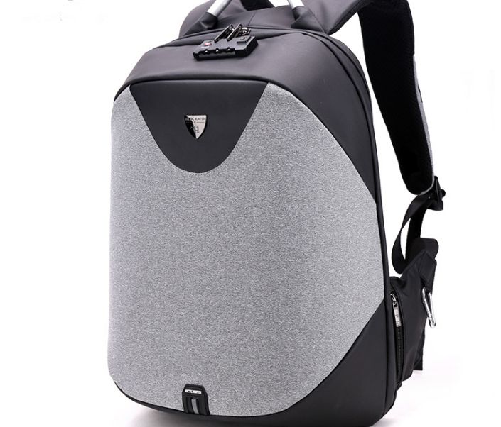Black Backpack Three-Dimensional Travel Backpack Student Bag