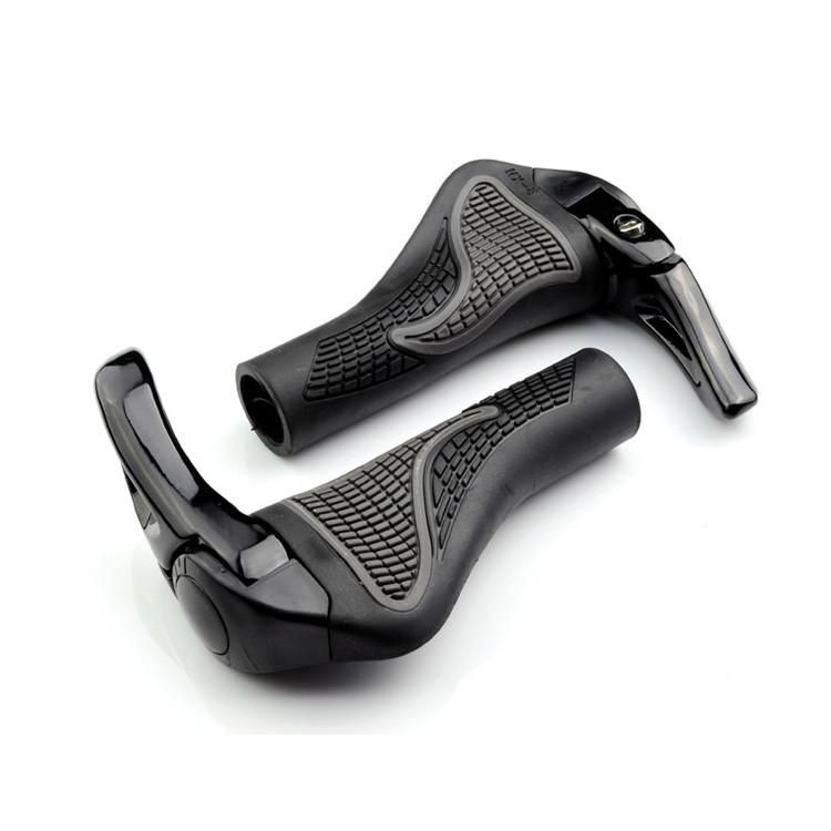 Velo D3 Ergonomic Lock-On Grips with Integrated Bar Ends Black//Grey