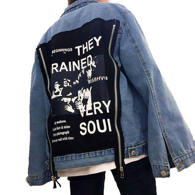 jaqueta com patches feminina