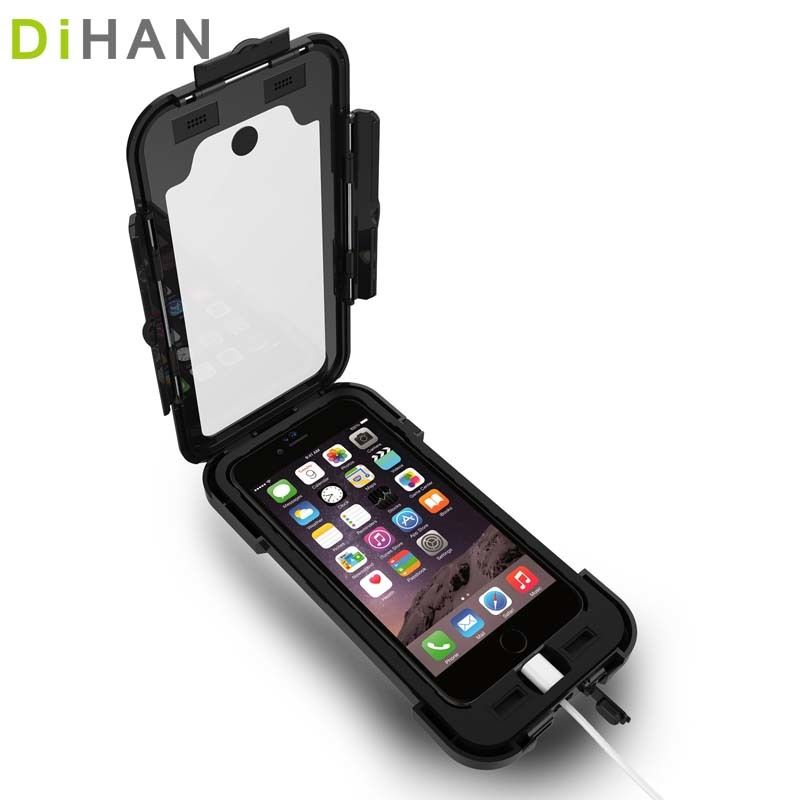 360 ° Impermeable Bici Bicicleta Mount Holder Teléfono Estuche Cubierta para iPhone 6 6s
