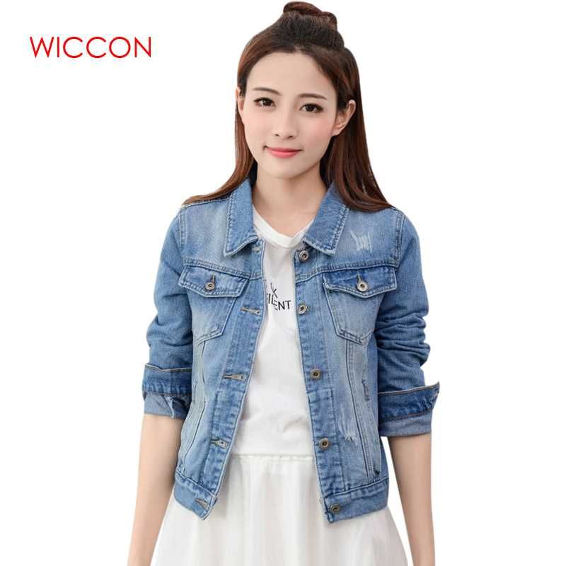 Compre Marca Spirng Otoño Nueva Chaqueta De Mezclilla Para Mujer Moda  Casual Jeans Vintage Ropa Chaqueta Mujeres Patchwork Solo Abrigo Breasted A  13,69 € Del Sweatcloth | Es.Dhgate.Com