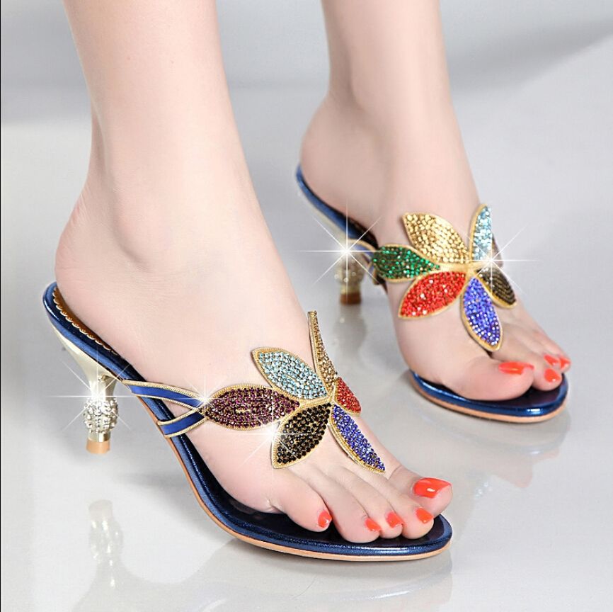 diamond slippers for ladies