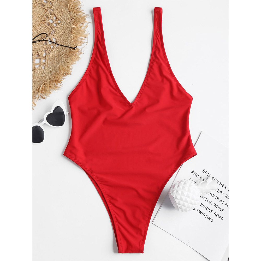 unlined one piece swimsuit