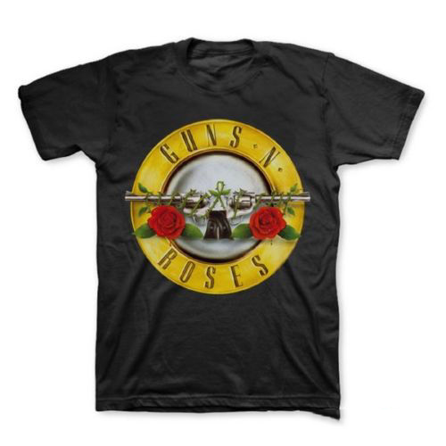 Guns N Roses Homme Vintage Bullet Logo T-Shirt